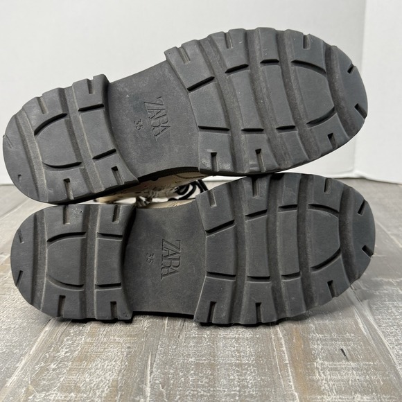 Zara Kids Mickey Mouse Lace Ankle Boots Girls Size US 3.5, EUR 35 - Picture 11 of 11